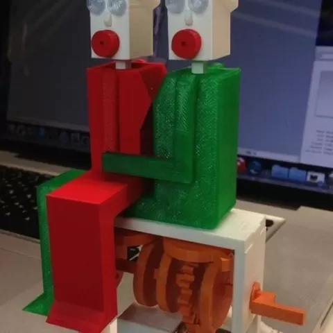PLA Kissing Couple