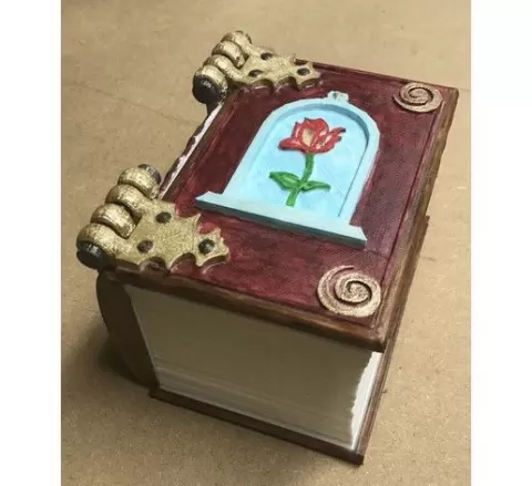 Belle Book Dice Box