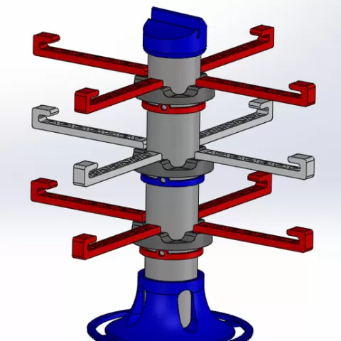 Rotating jewelry holder