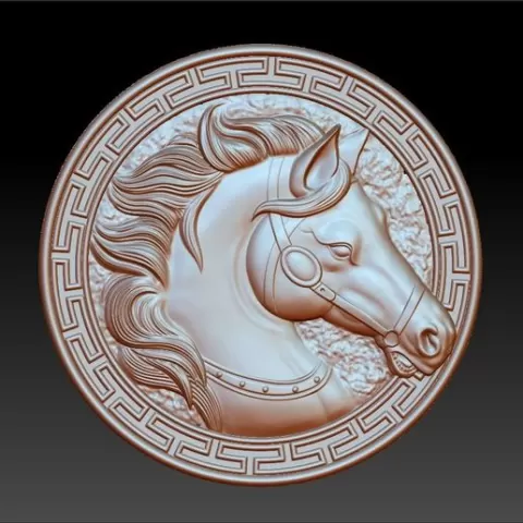 horse head pendant