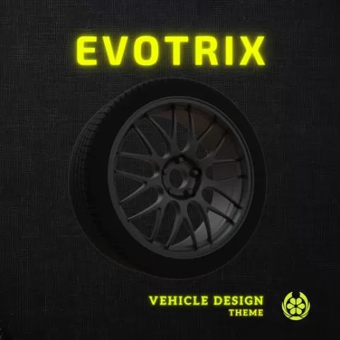 22. Enkei Lusso Rim and Tire - Rev Up the Mini Magic: Enkei Rim 3D Print File! - Designer Wheel Rim Concept Car - Enkei Performance Rim Series