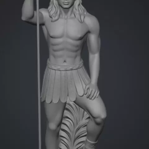 Caboclo Coração da Mata – Escultura espiritual tribal (STL para impresión 3D)