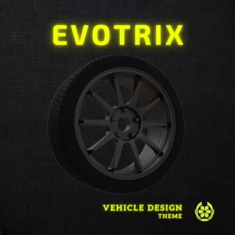 03. Enkei PX-10 Rim and Tire - Rev Up the Mini Magic: Enkei Rim 3D Print File! - Designer Wheel Rim Concept Car - Enkei Performance Rim Series