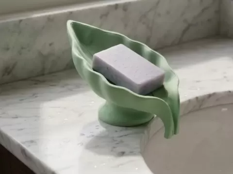 Soap Dish -- Leaf