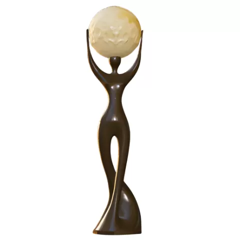 Moon Goddess Abstract Figurine