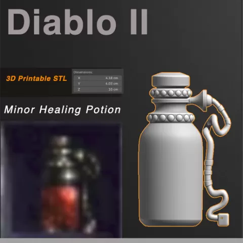 Minor Healing Potion - Diablo 2