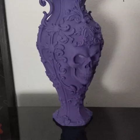Skull Gothic Vase