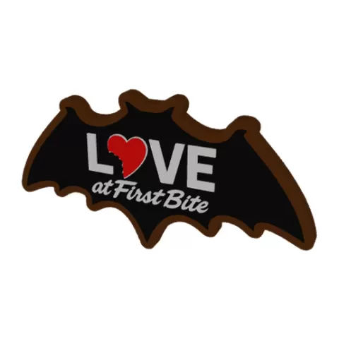 3D MULTICOLOR LOGO/SIGN - Love at first bite