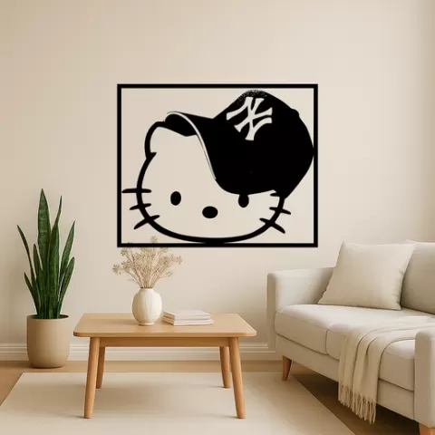 Hello Kitty Hello Kitty Tarepanda Wall Art Framed