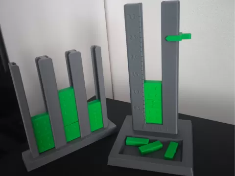 Hydration Tower Fun Water Tracker for Kids Adults