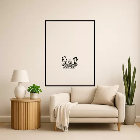 The Powerpuff Girls The Powerpuff Girls Princess Morbucks Wall Art Framed