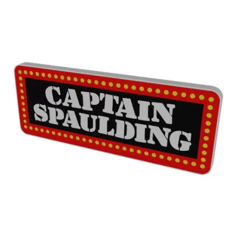 3D MULTICOLOR LOGO/SIGN - Captain Spalding
