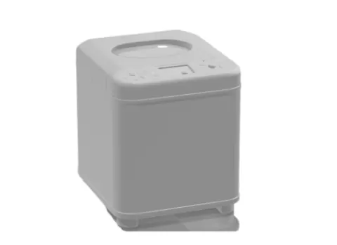 Compact Portable Top-Load Washer - Mini Cube Washing Machine 3D Printable Model