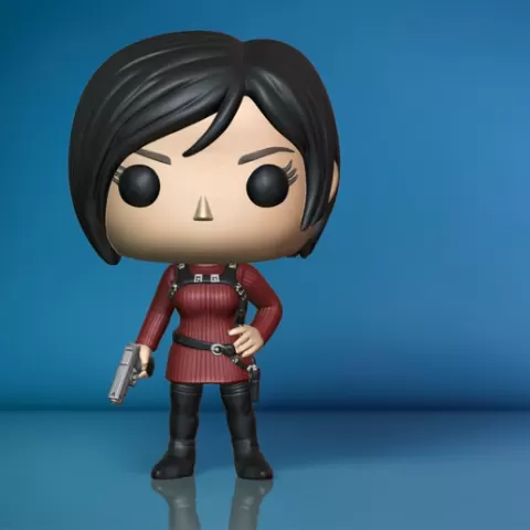 Ada Wong Inspired Funko Style STL – Stylized Female Spy Character – High Detail 3D Printable Model