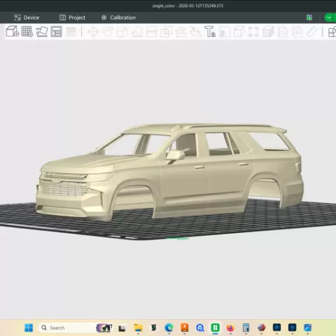 2022 Chevrolet Chevy Tahoe, scale model, hollow shell body, clean interior, rc,trucks, crawlers, build scale model, stl file
