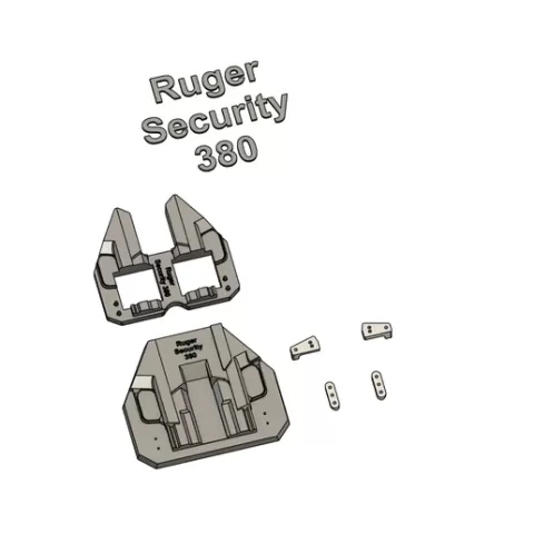 Ruger Security-380 Split Holster Mold