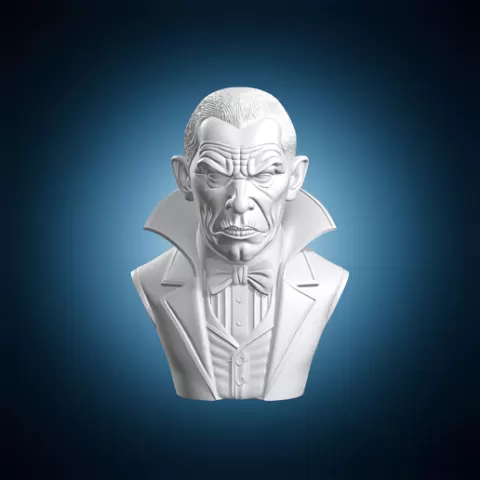 Vampire Bust Sculpture