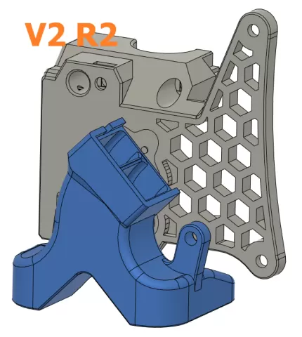 Delta-P fan duct V2-R2 for BEAR extruder
