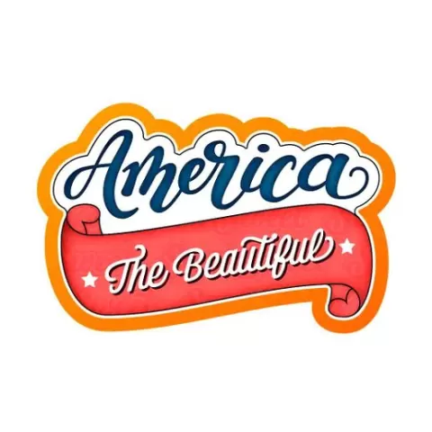 America Banner Cookie Cutter STL | Patriotic Cookie Cutter | 4th of July Cookie Cutter