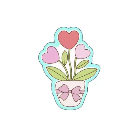 Heart Plant Cookie Cutters