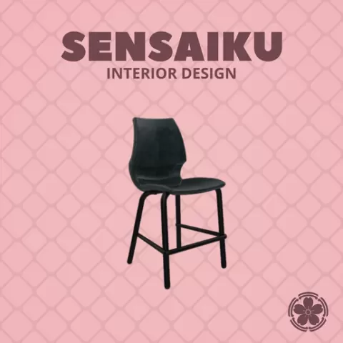 Miniature Replica 1:12 Marco Maran 294. Knoll Gigi Barstool for Miniature Dollhouse - 3D Print Instant Download - Miniature Furniture Designer Series
