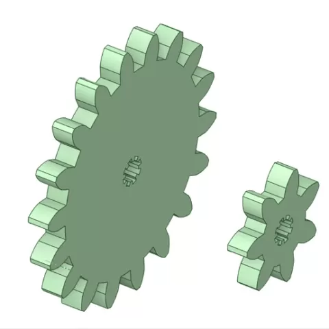 Bevelled Right Angle Gear