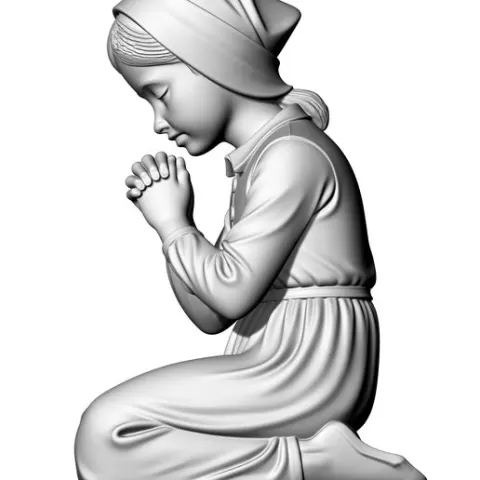 Sculpture Mini Girl - Mini Girl Sculpture - Escultura de Mini Chica - تمثال الفتاة الصغيرة