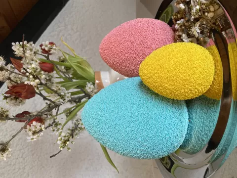 Hairy Easter Egg Dekoration
