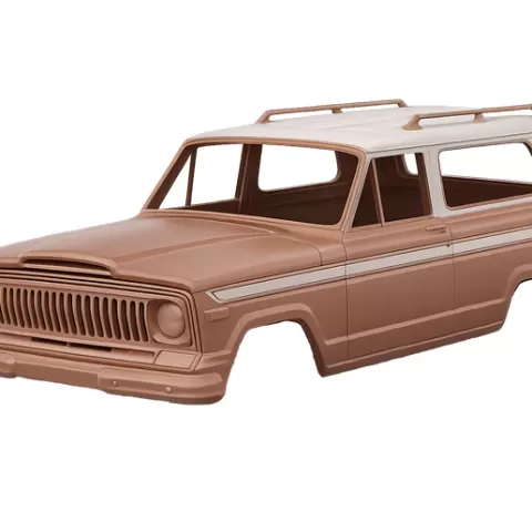 1974 Jeep Cherokee Sport, hollow body, clean shell no interior, rc, trucks, crawler, scale model, build