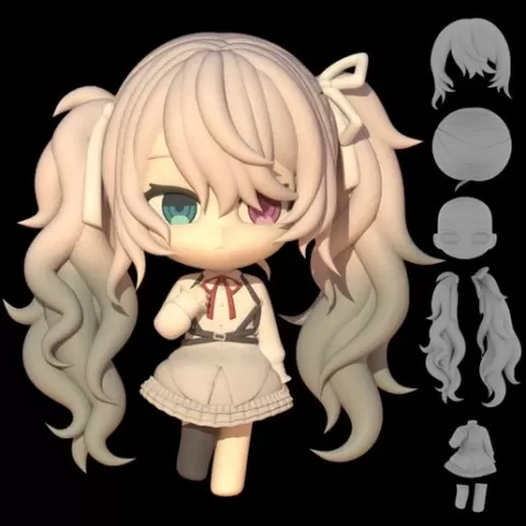 25-ji Miku Chibi Figure