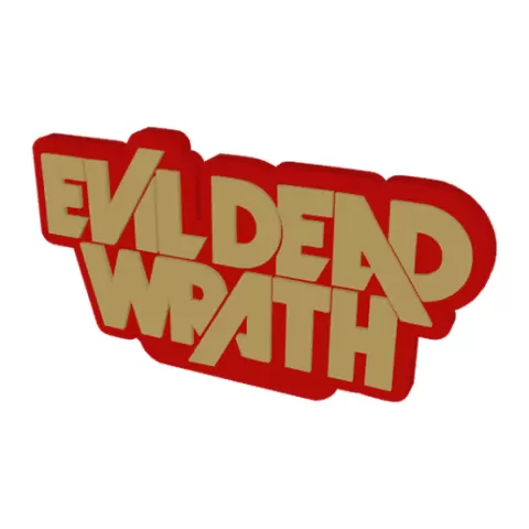 3D MULTICOLOR LOGO/SIGN - Evil Dead Wrath