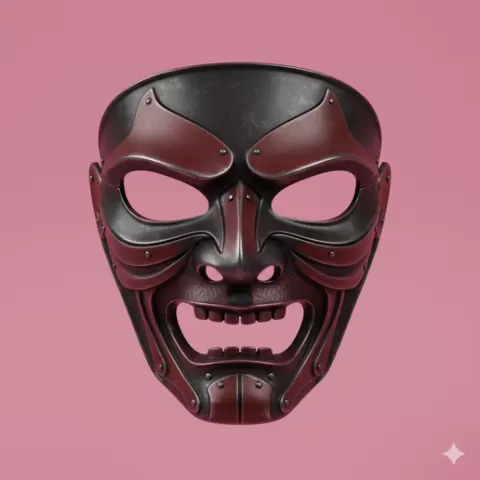 AI mask STL, possessed mask STL, mythology mask STL, villain mask STL, post apocalyptic mask STL, broken face mask STL, lion mask STL, battle mask STL, animal skull mask STL, mask design STL, zombie mask STL, mask template STL, orc mask STL, witch ma