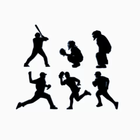 Baseball Players (Large)