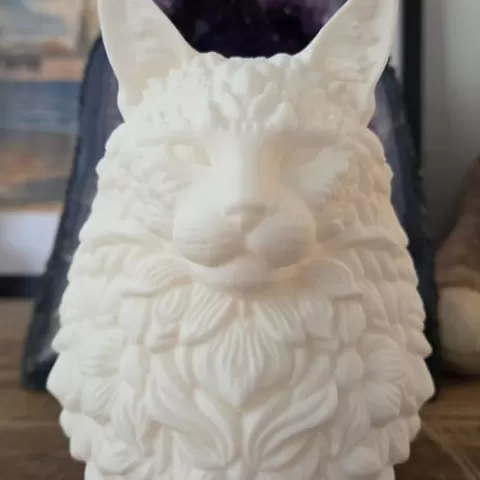 Maine Coon Head- Lamp