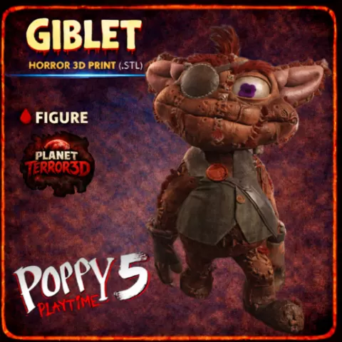 Giblet - Poppy Playtime 5 Inspired 3D Printable Model (STL) / Giblet - Poppy Playtime 5 Inspired Version 3D Printable Model (STL)