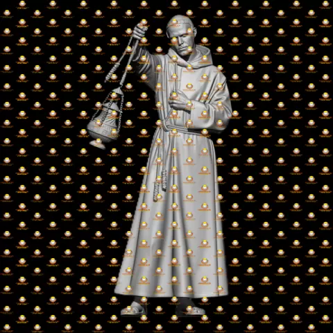FRIAR WITH BOTAFUMEIRO