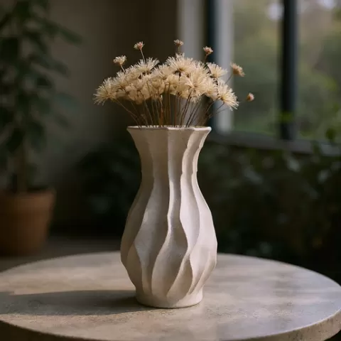 Leaf-inspired Vase