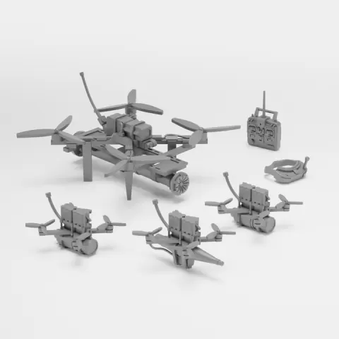FPV Combat drones - 1/35 scale model kit - Supported by ScaleHQ