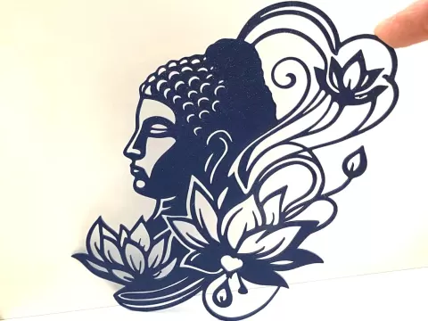 Buddha in profile