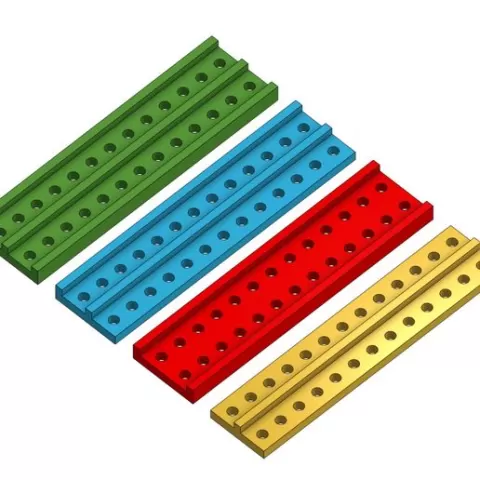 LINEAR BRACKETS FOR RAPID PROTOTYPING STRAIN RELIEF FOR PCB LEADS