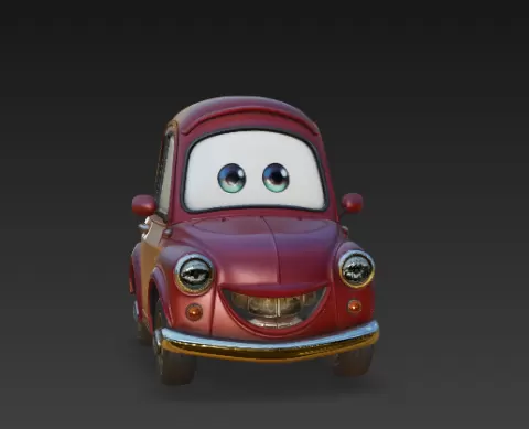 Red car