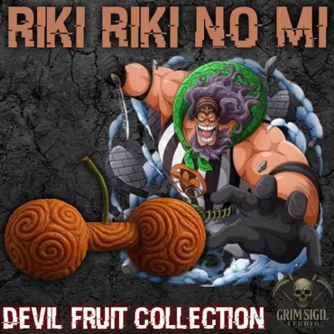 Champion Strength Fruit Inspired by Jesus Burgess – Anime Fan Art Collectible Model (STL & 3MF)