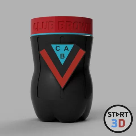 BROWN ADROGUE CUT BOTTLE (AMS)