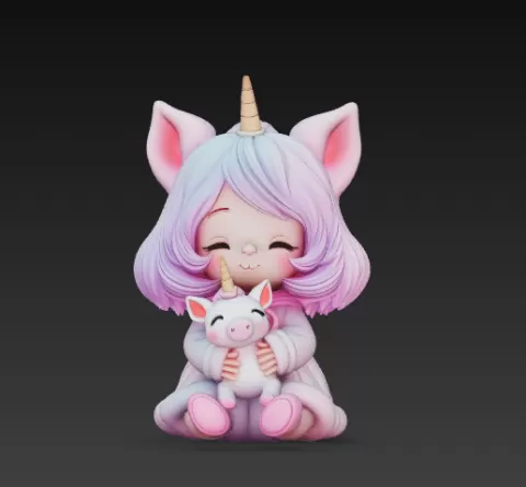 Unicorn girl