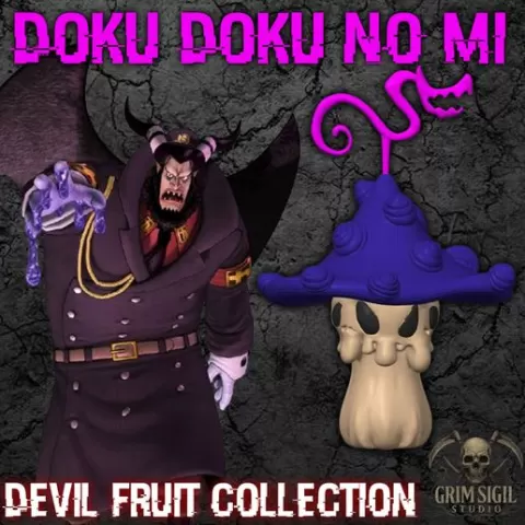 Doku Doku no Mi – Devil Fruit 3D Model (STL + 3MF)