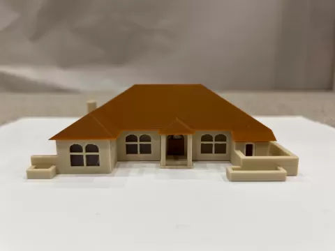 N Scale Florida Style Bungalow (V2)