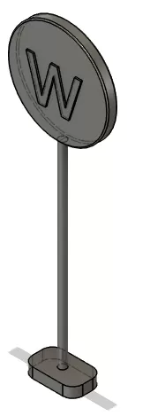 Whistle sign Ho scale