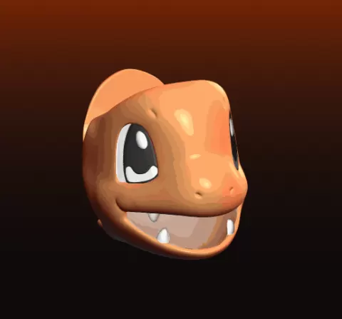 PS5 CONTROLLER STAND CHARMANDER (LIZARD)