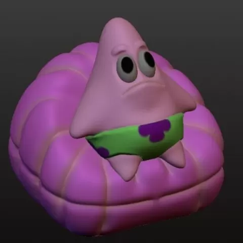 Patrick Star custom keycap
