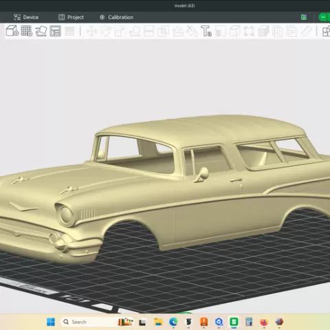THE 1957 Chevy Nomad Wagon in a hollow body, clean interior, rc cars, models etc
